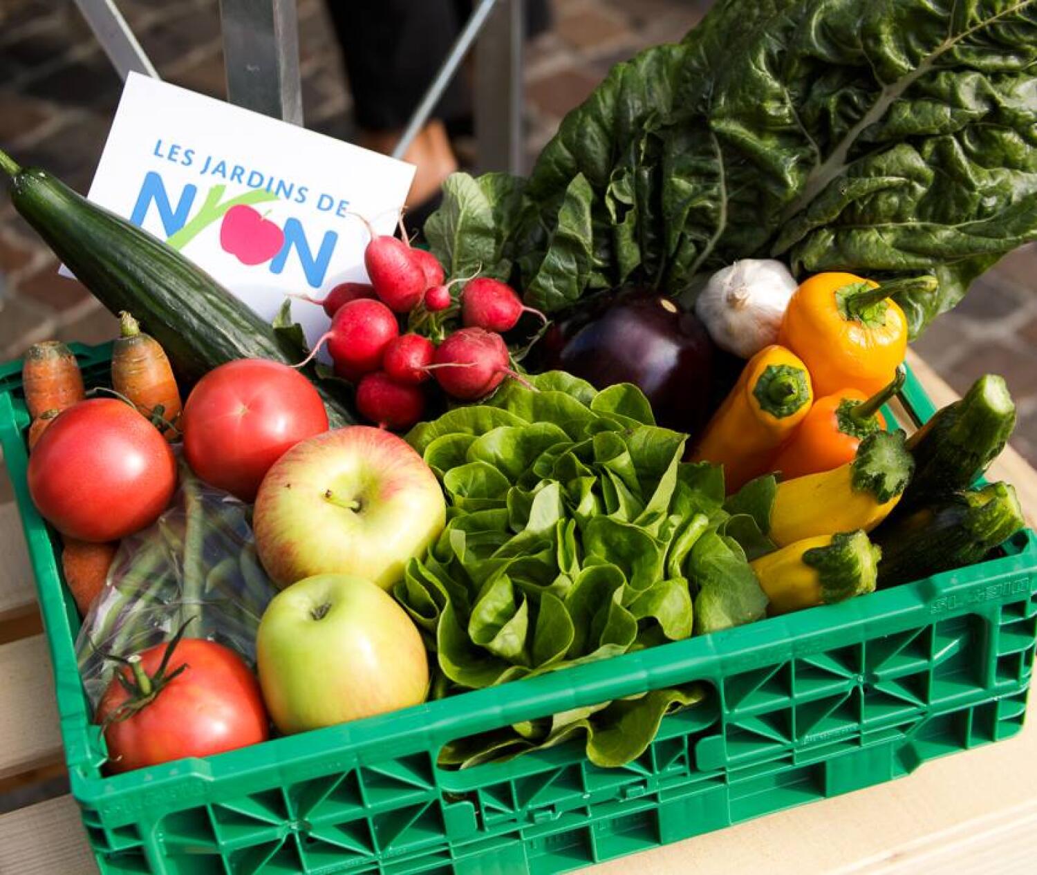 Distribution de Paniers de fruits et légumes de la région – Nyon