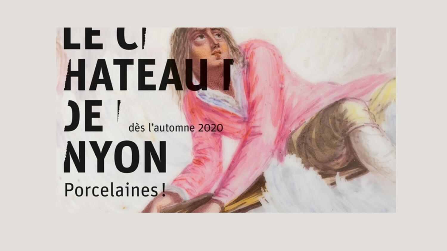 Porcelaines ! &amp; le service à dessert ” A vues de Suisse “