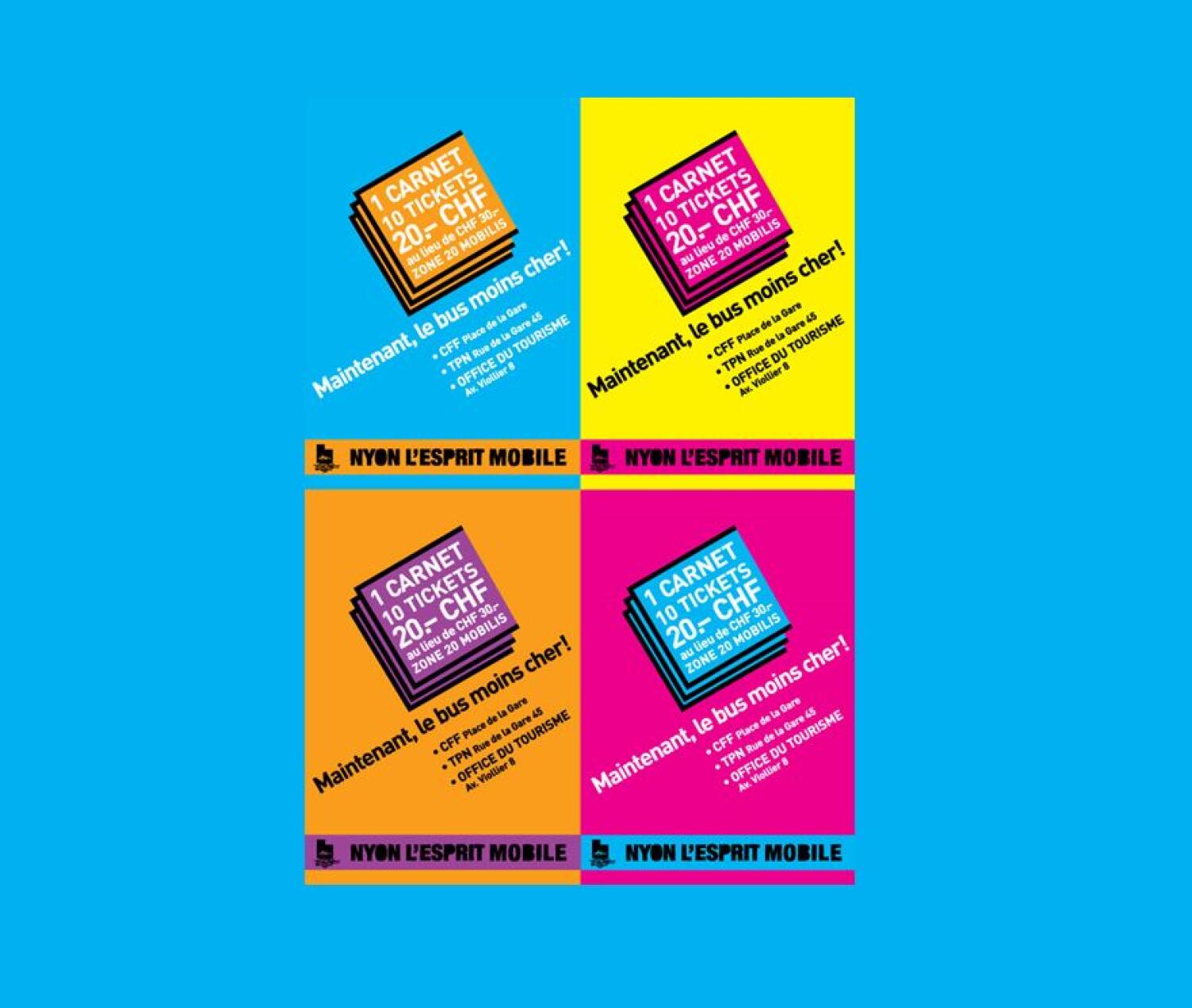 Vente Carnet 10 ticket de bus TPN