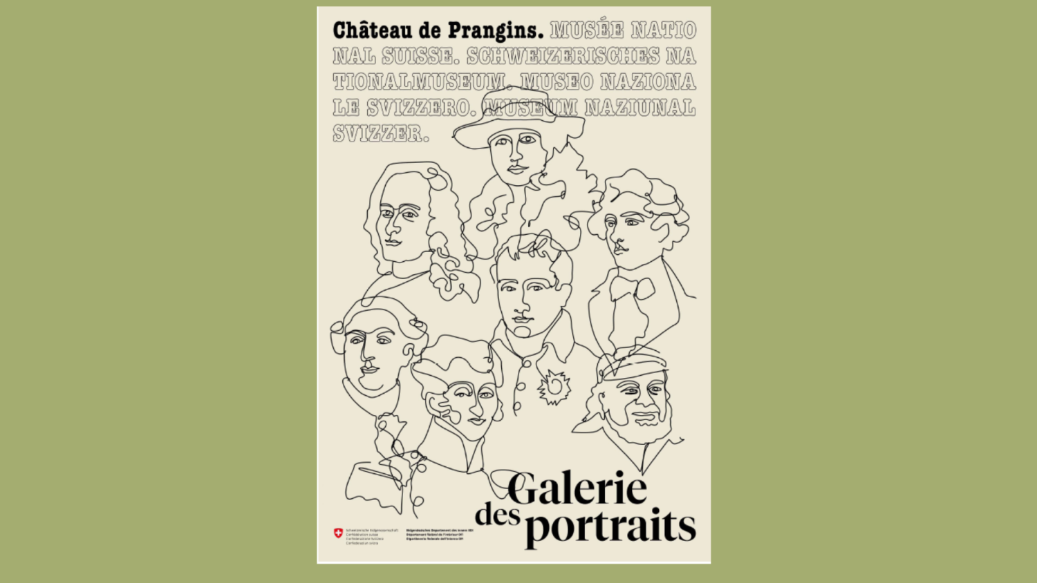 Galerie des portraits- Château de Prangins