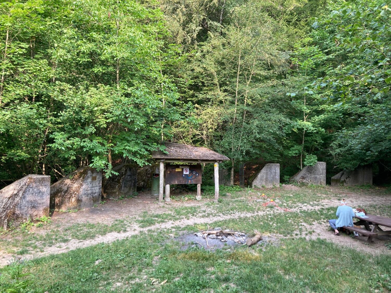 Place de pique-nique de la Crosette . Begnins